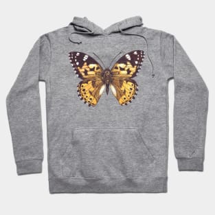 Painted lady butterfly Hoodie